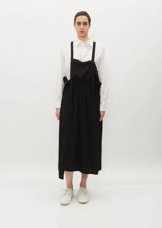 Gathered Jumper Dress sold by La Garconne