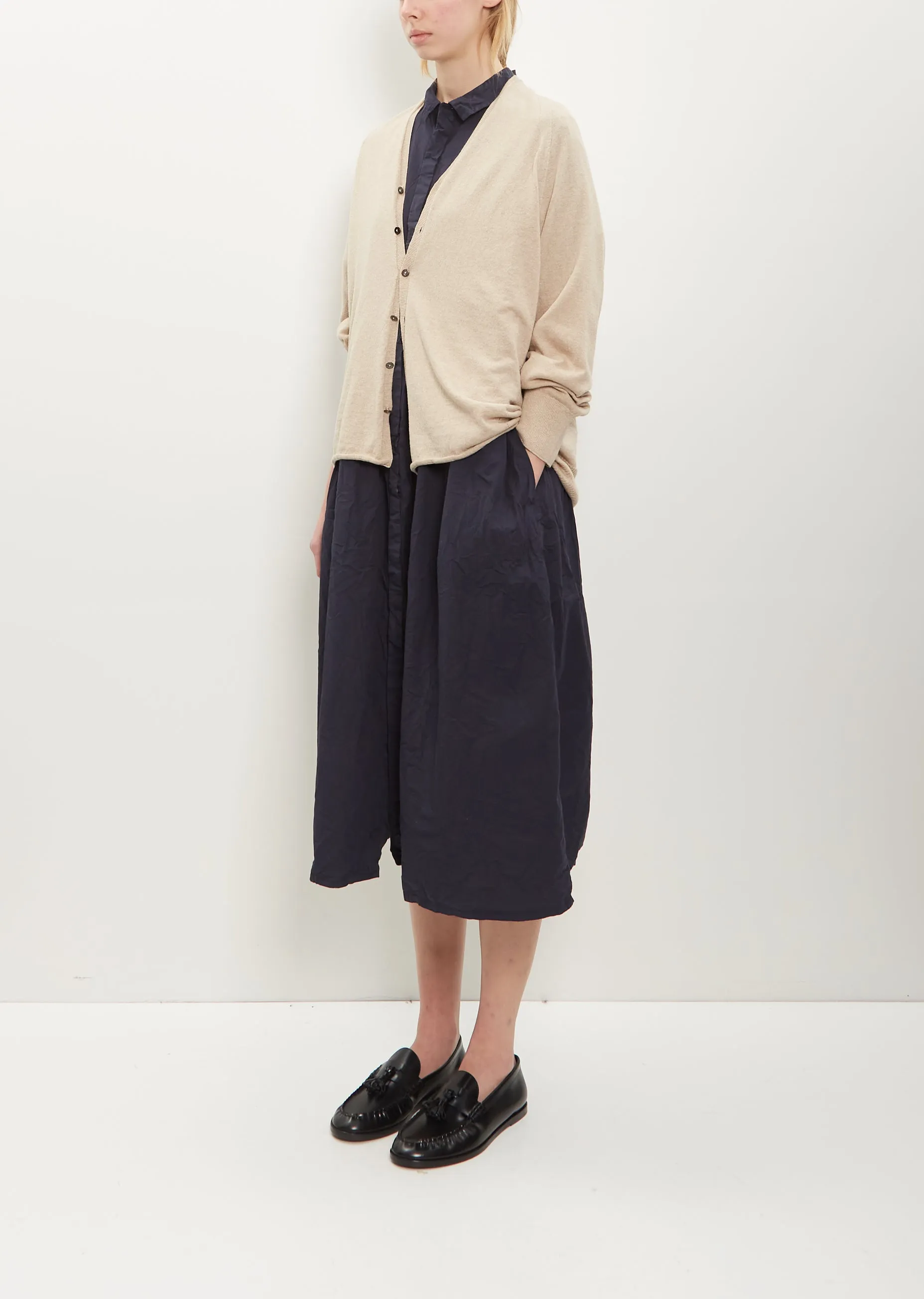 Cotton Linen Cardigan — Beige sold by La Garconne product image thumbnail 5