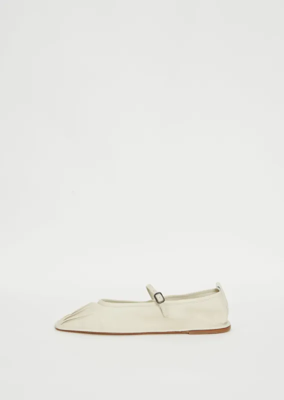 Dansa Ballet Flat — Cream made by La Garconne