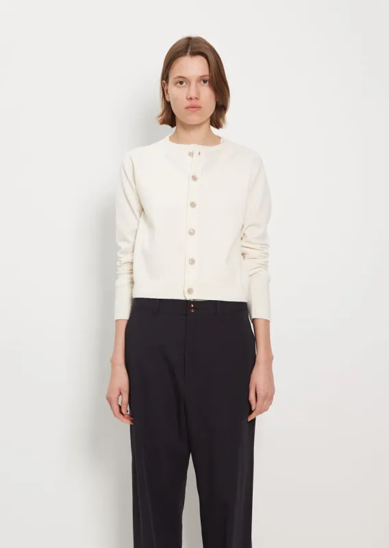 Cardigan — Chalk sold by La Garconne