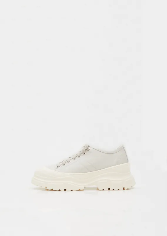 Feat Leather Sneakers — Cloud sold by La Garconne