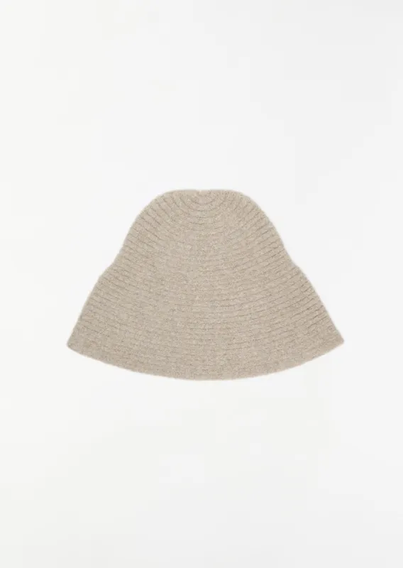Rib Bell Hat — Granite sold by La Garconne