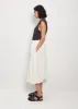 Linen & Cotton Field Skirt — Off White sold by La Garconne