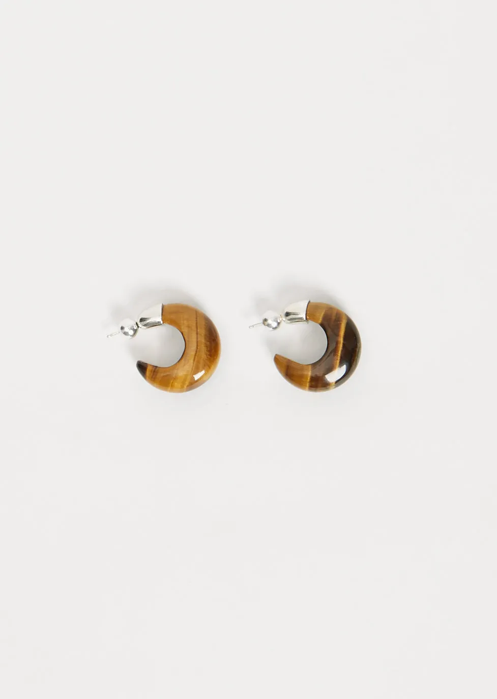 Tiger's Eye Donut Hoops sold by La Garconne