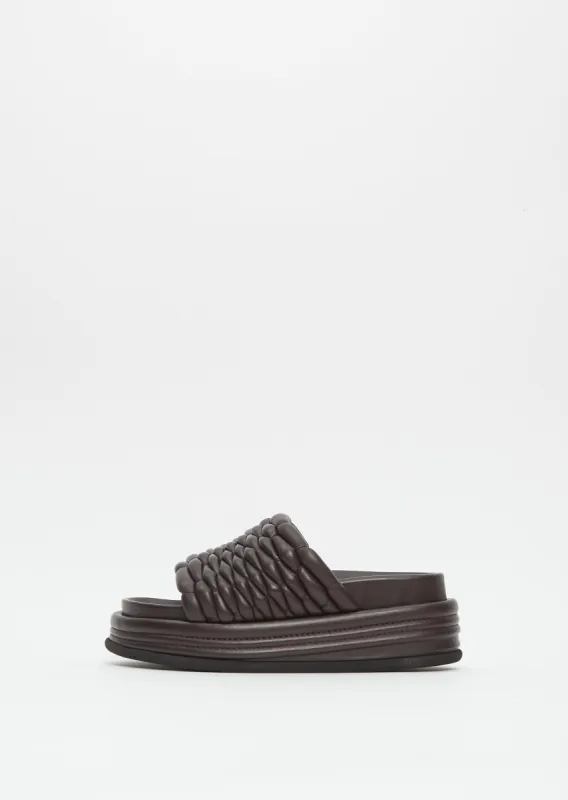 Leather Woven Sandal made by Dries Van Noten