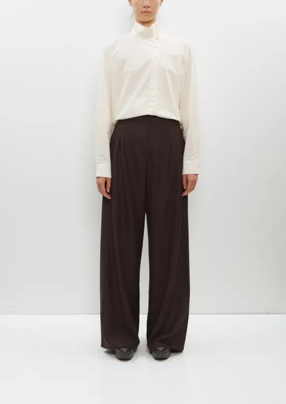 Full Pants — Brown sold by La Garconne