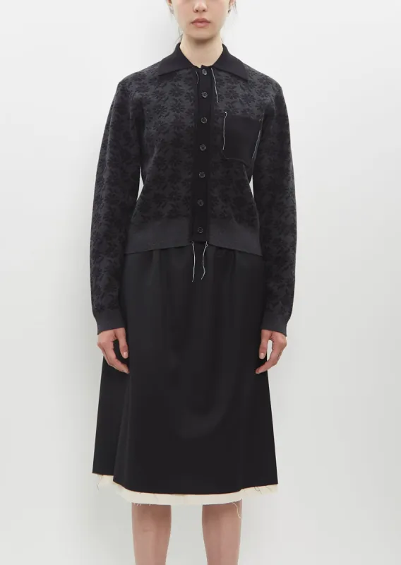 Fitted 70s Cardigan sold by La Garconne