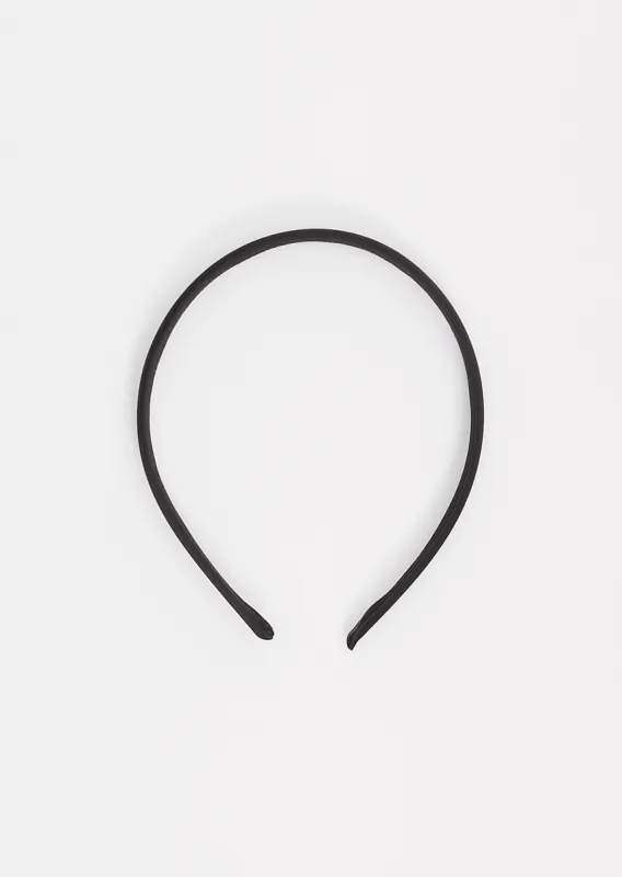 Carolyn Headband — Black made by La Garconne