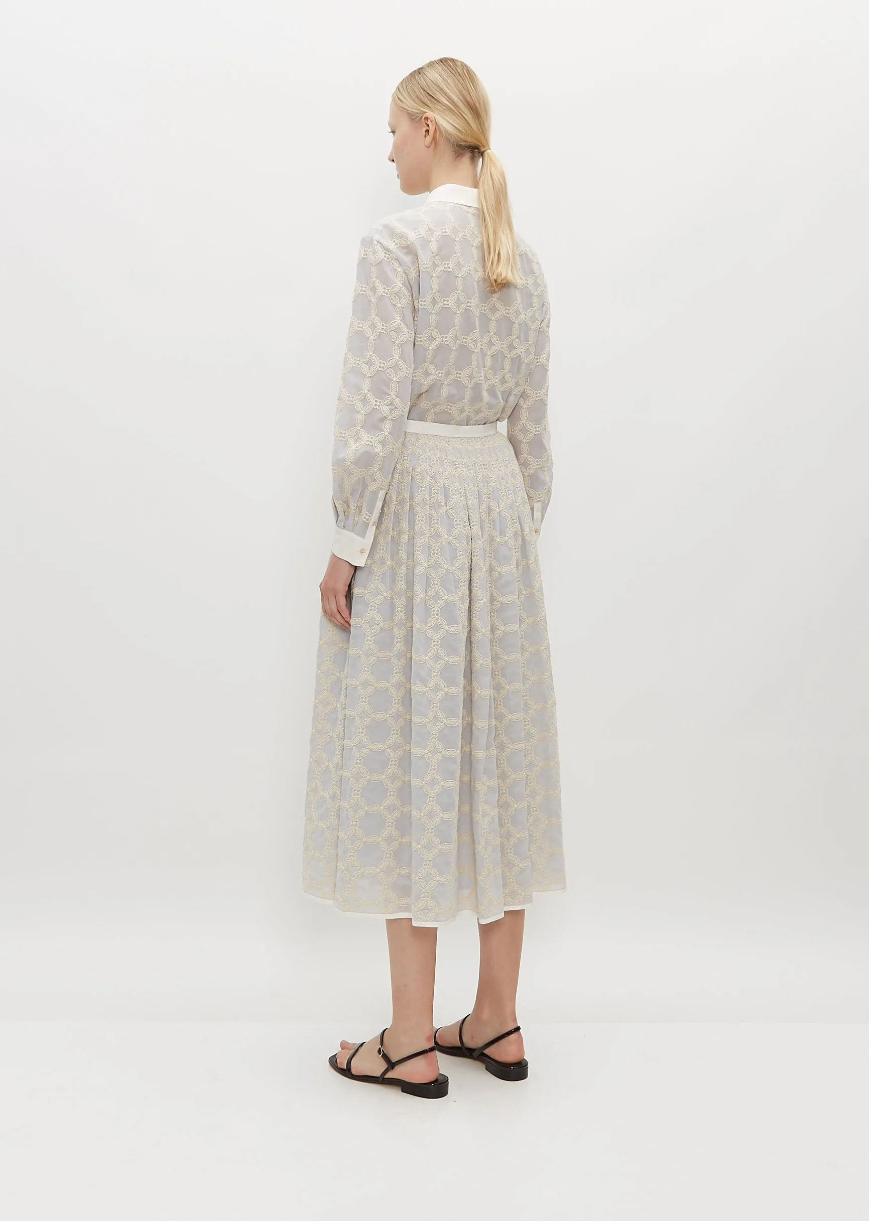 Hahaha Silk and Cotton Skirt sold by La Garconne product image thumbnail 3