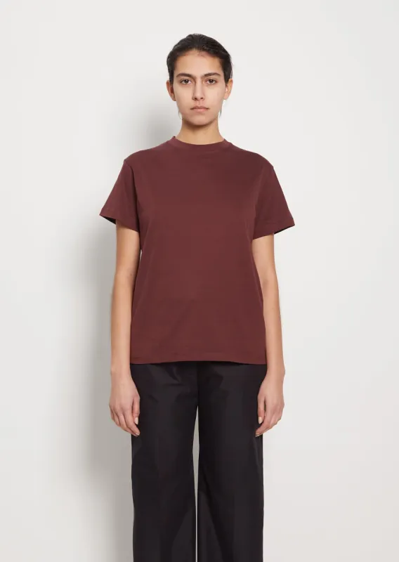 Marine Perfect Tee — Chestnut sold by La Garconne