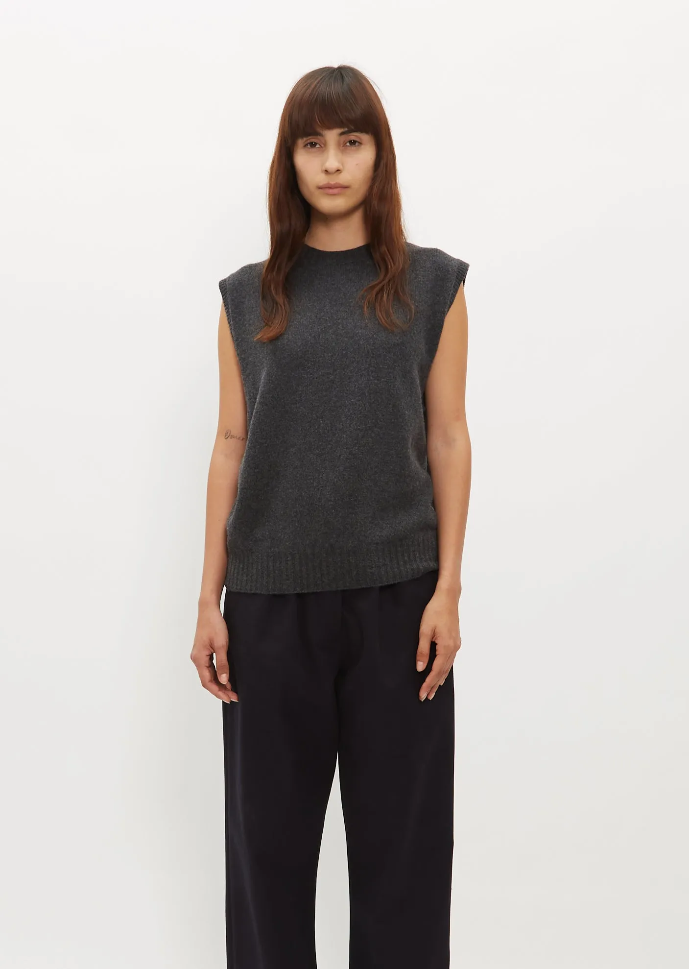 Boxy Crew Neck Slip Over sold by La Garconne