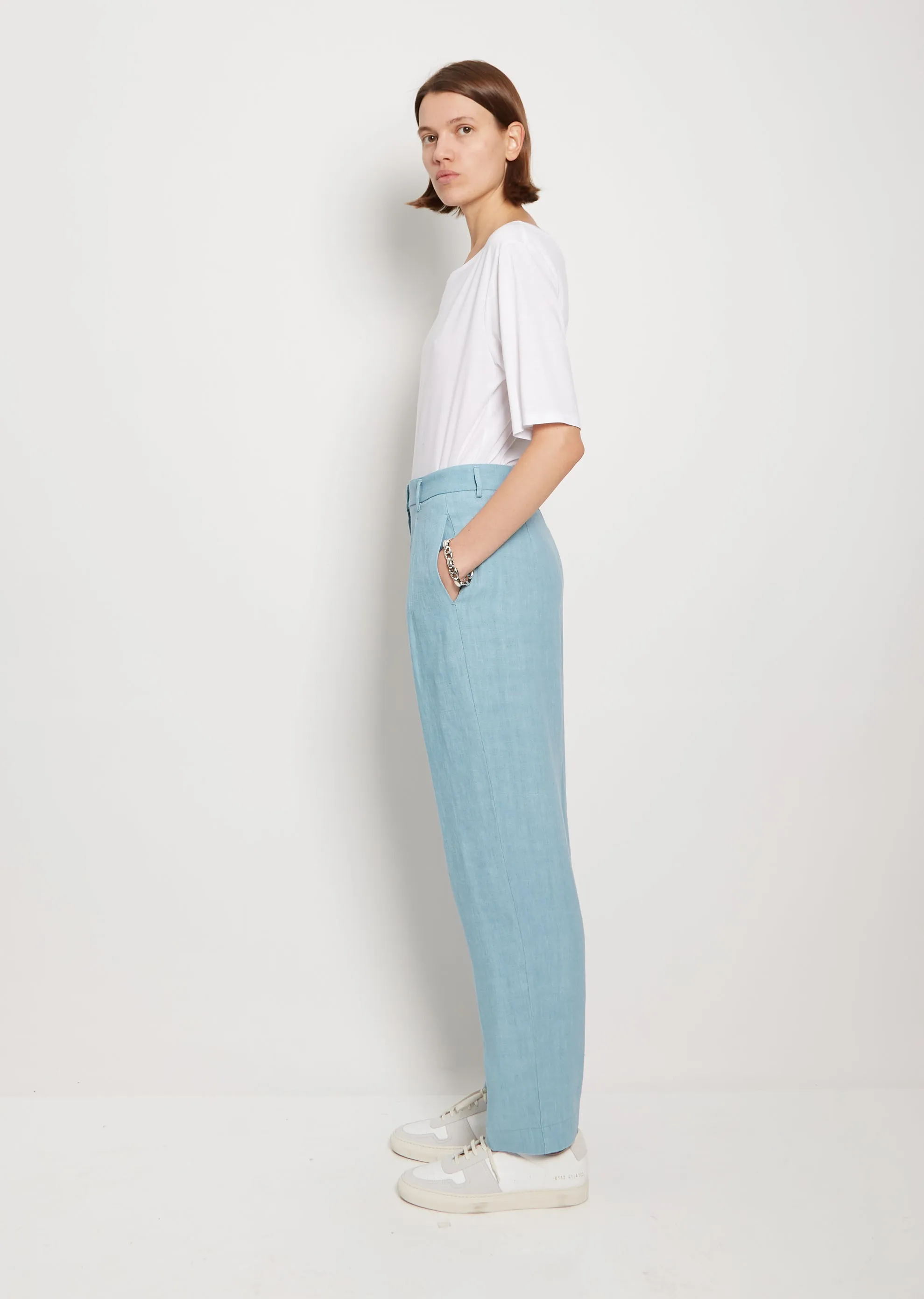 Linen Canvas Pants — Crystal sold by La Garconne product image thumbnail 2