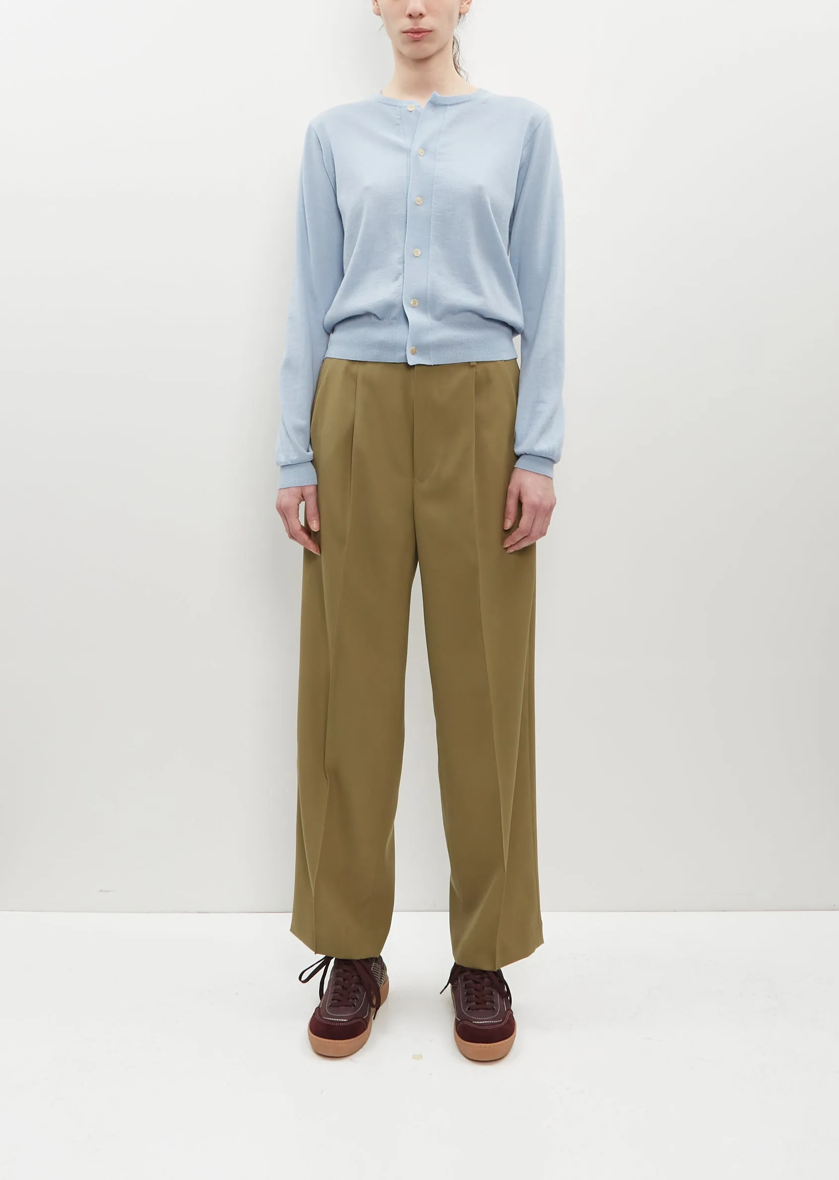 Cashmere Hard Twist Knit Cardigan sold by La Garconne product image thumbnail 4