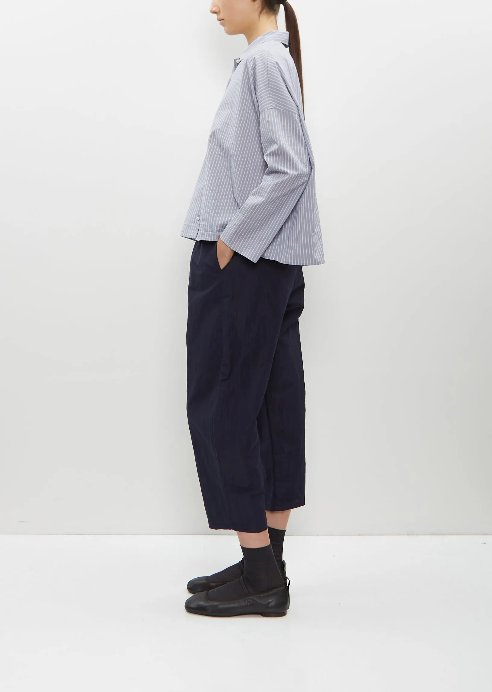 Cotton and Silk Striped Shirt sold by La Garconne product image thumbnail 2