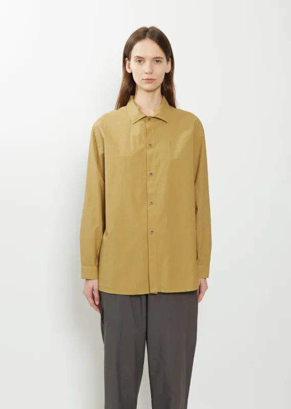 Angello Cotton Shirt - Brown sold by La Garconne