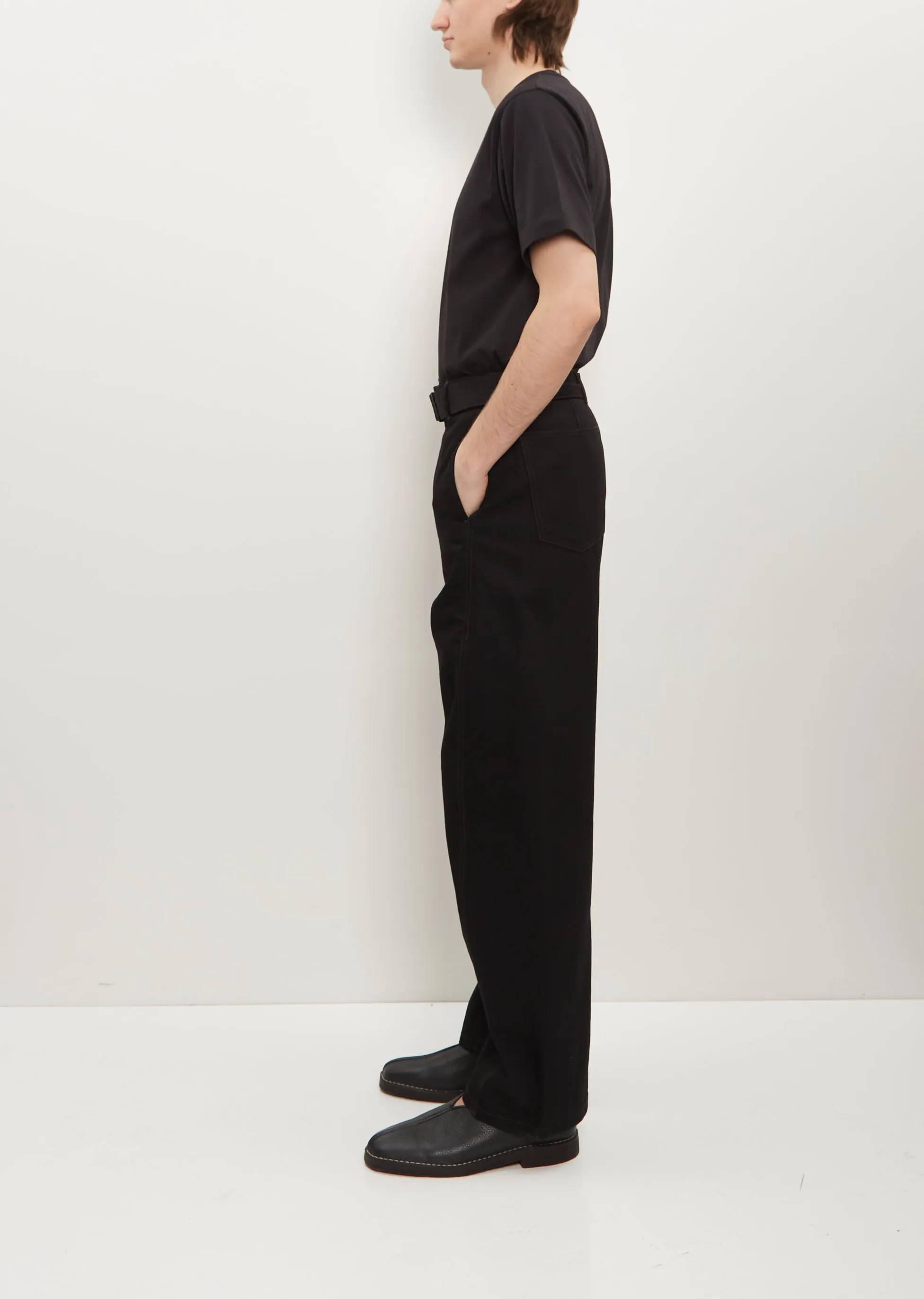 Twisted Belted Pants — Black sold by La Garconne product image thumbnail 2