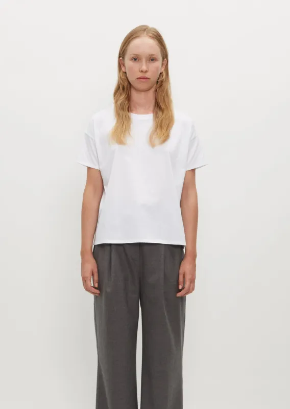 Basiluzzo Oversize T-Shirt — White sold by La Garconne