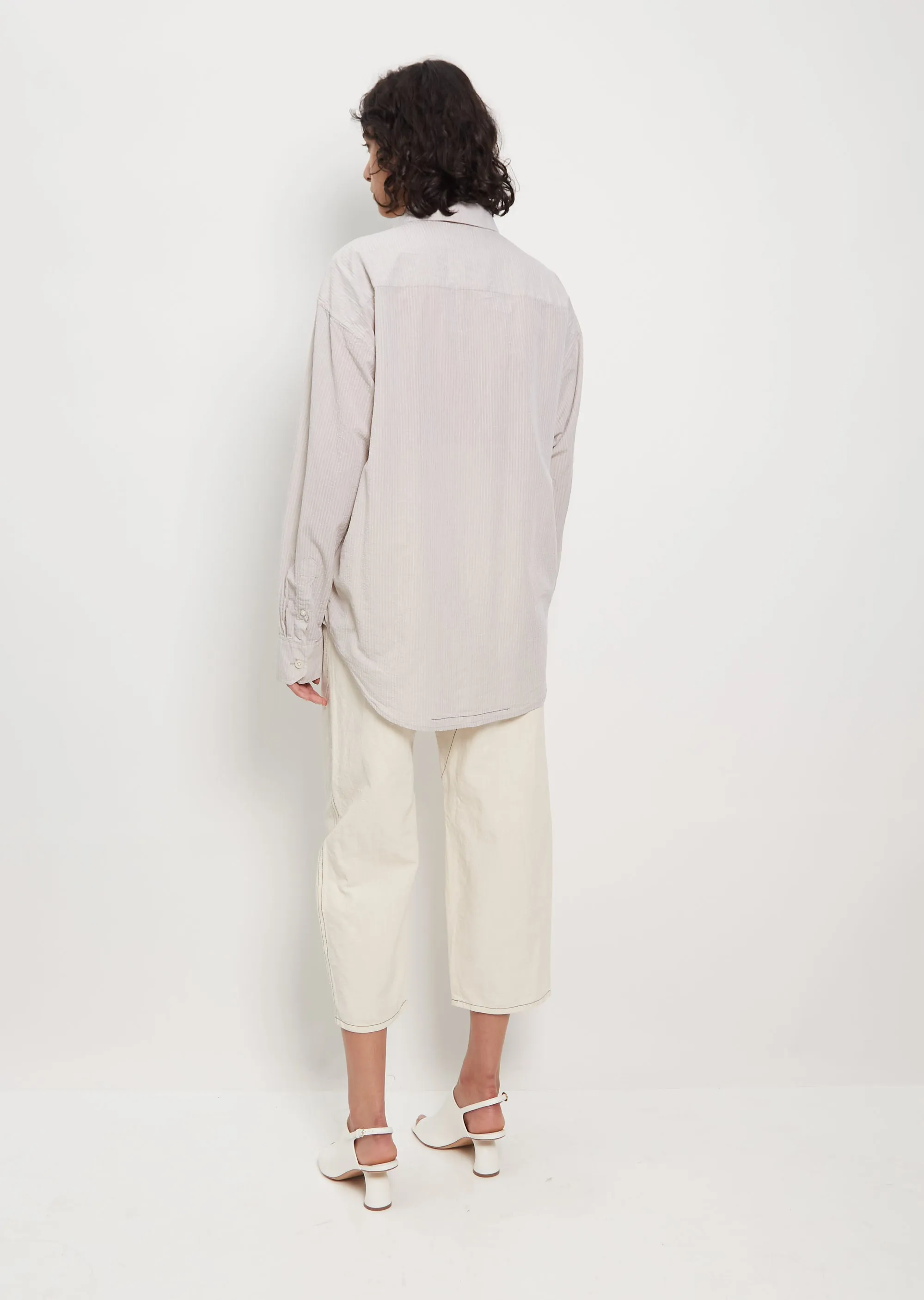 Taq Cotton Shirt — Sand Jaquard sold by La Garconne product image thumbnail 3