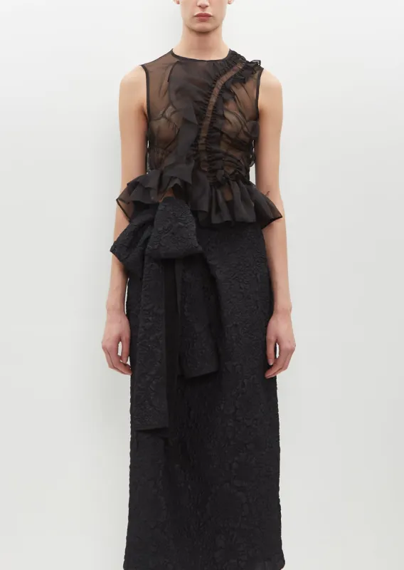 Geo Top Organza sold by La Garconne