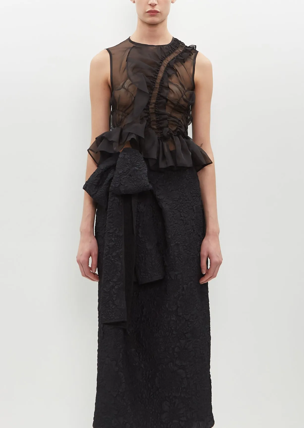 Geo Top Organza sold by La Garconne