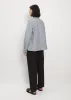 Cotton & Linen Fly Placket Swing Shirt sold by La Garconne