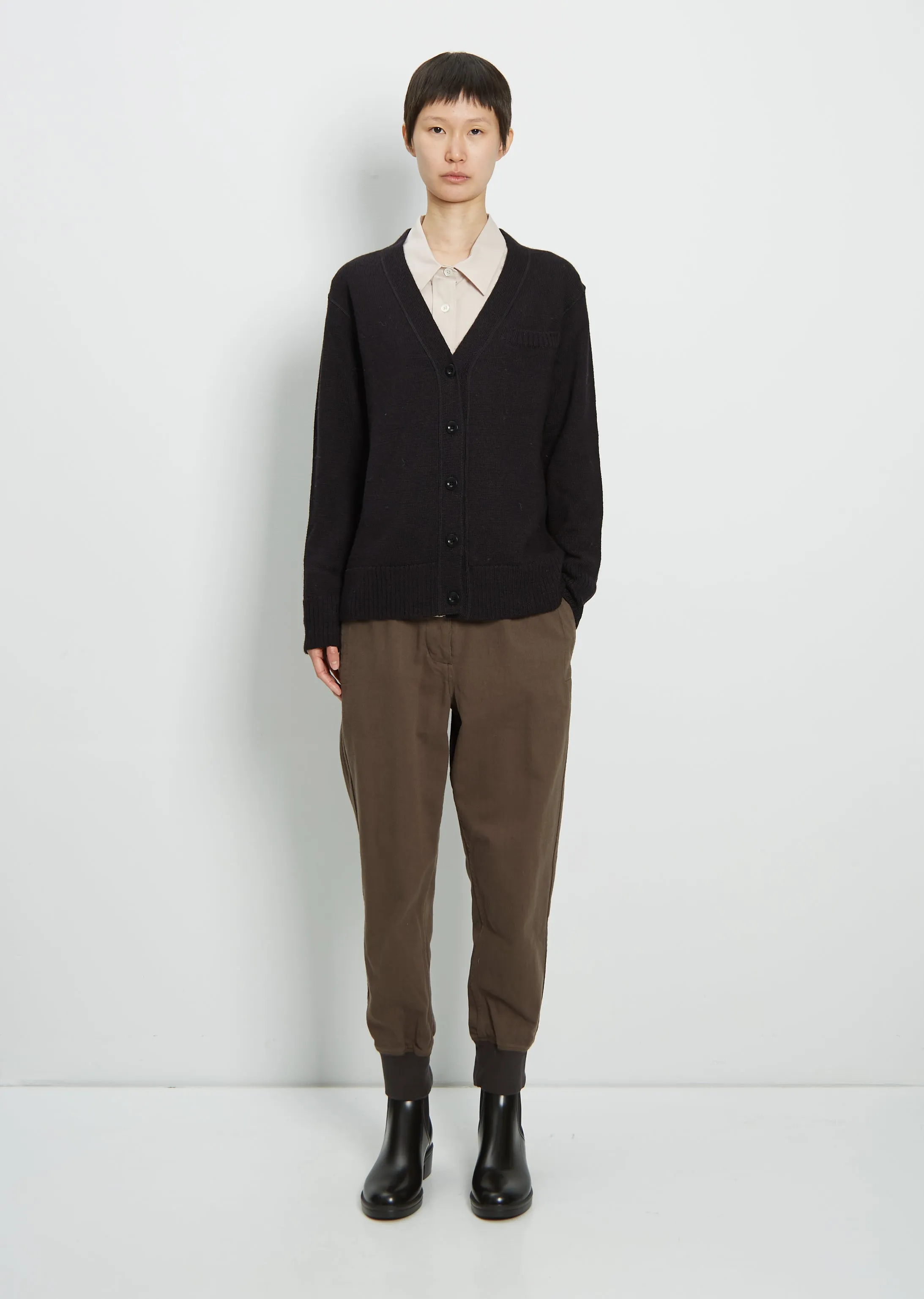 Welt Pocket Wool Cardigan sold by La Garconne