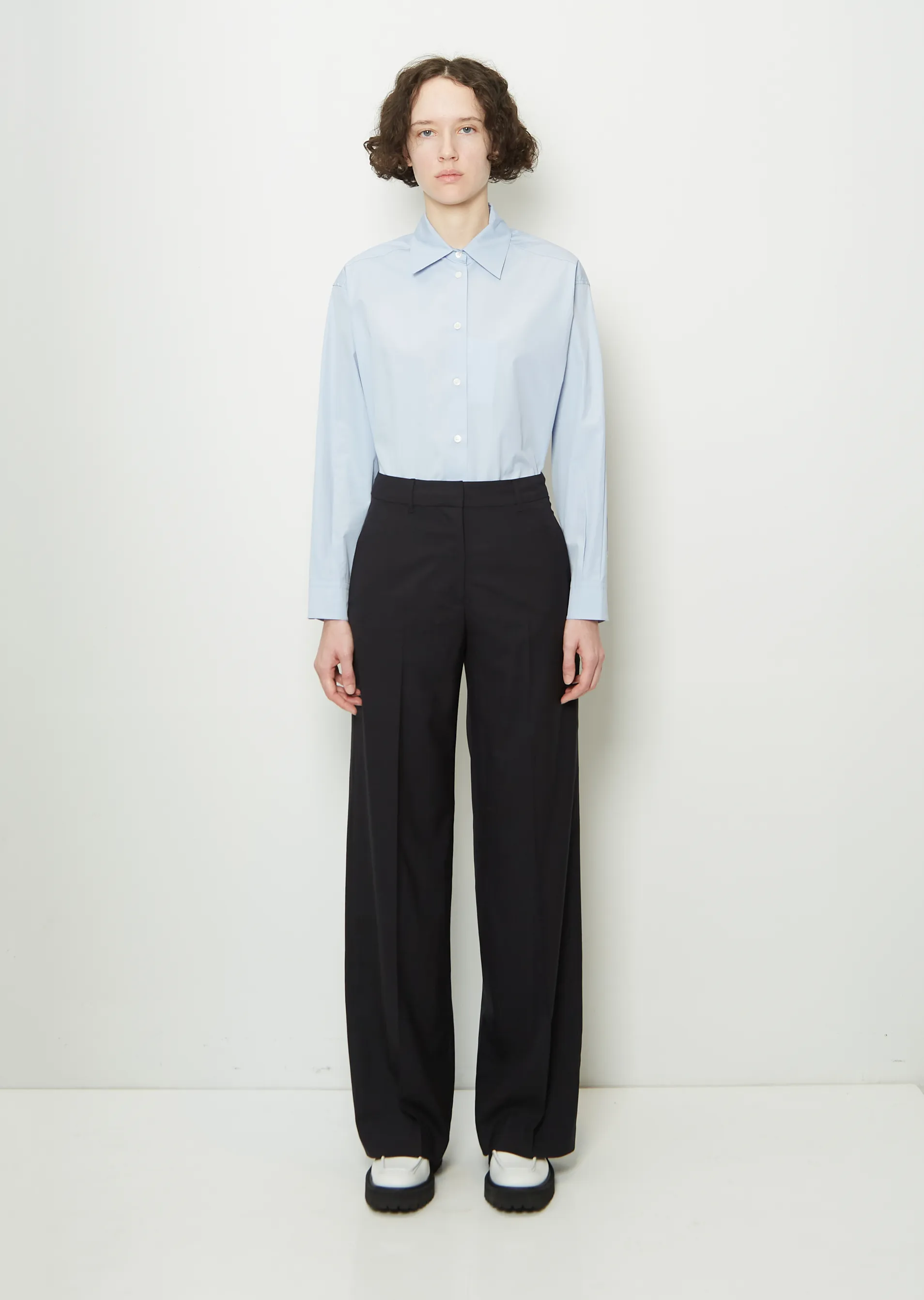 Wool & Silk Trousers sold by La Garconne