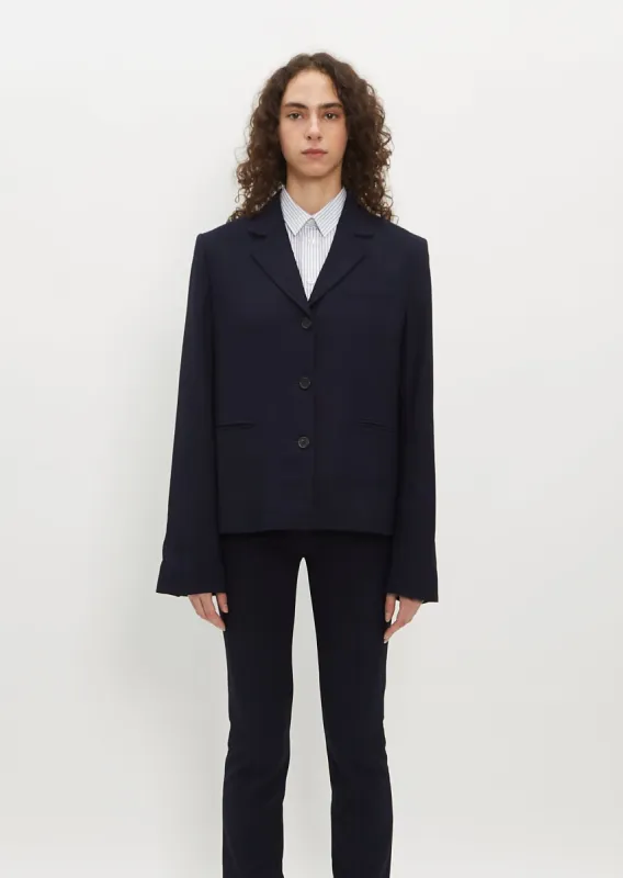 Petite Crepe Suit Jacket sold by La Garconne
