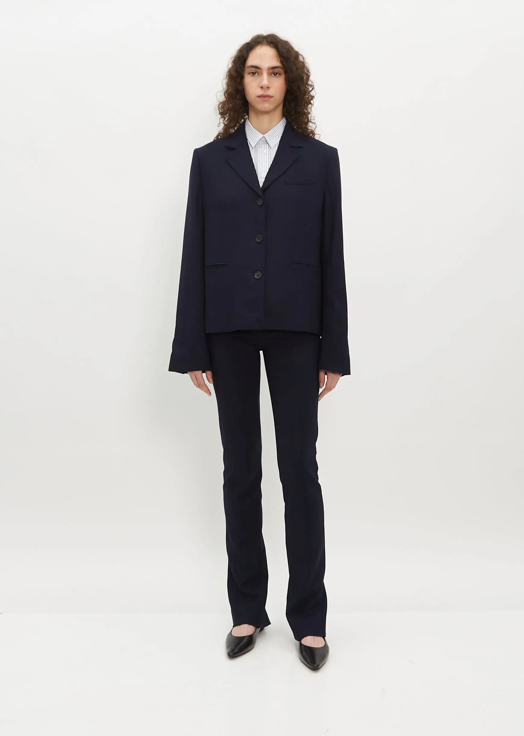 Petite Crepe Suit Jacket sold by La Garconne product image thumbnail 5