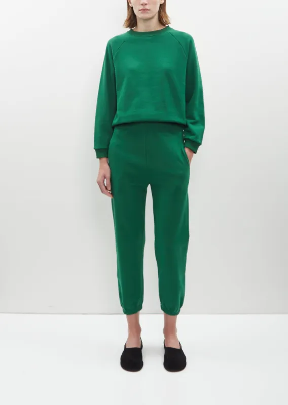 Studio Sweatpant — Collegiate Green sold by La Garconne