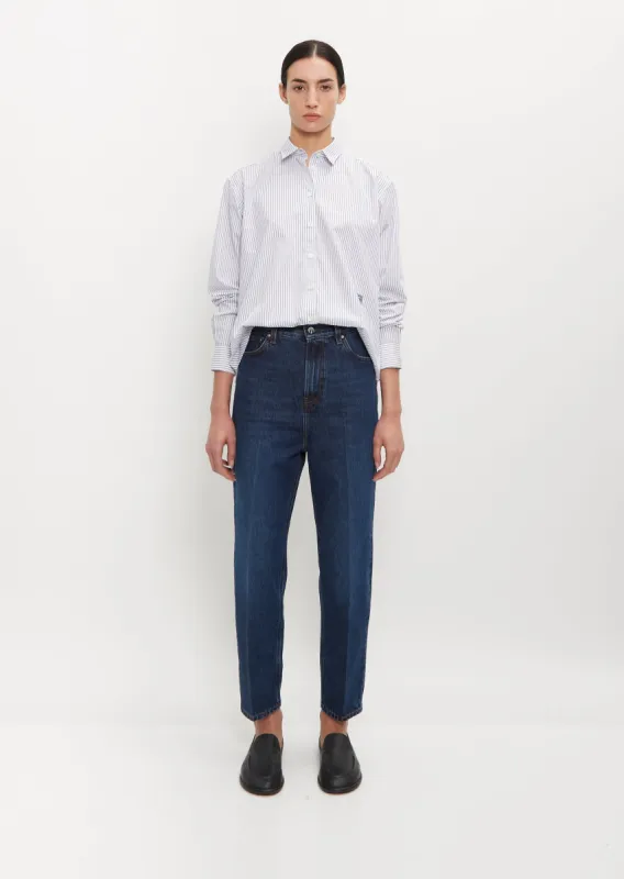Tapered Leg Jeans - 30" Inseam sold by La Garconne
