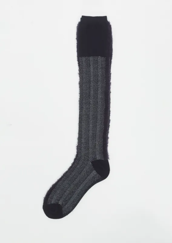 Fringe High Socks sold by La Garconne