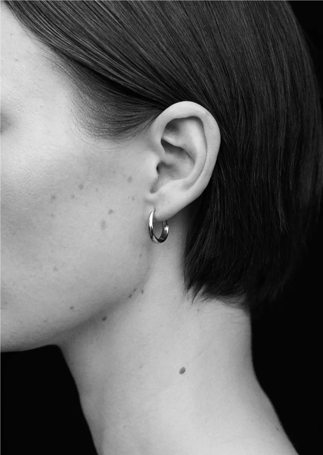 Medium Intrinsic Hoops sold by La Garconne product image thumbnail 3