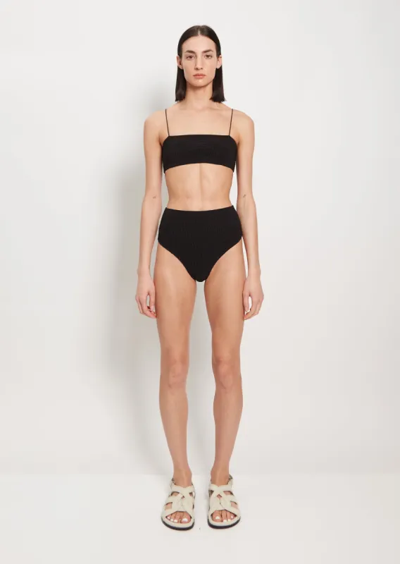 Smocked Bikini Bottom sold by La Garconne