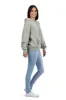 Chlo Relaxed Fit Hoodie in Vintage Pearl Grey sold by Lazypants