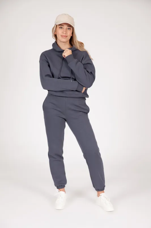 Women's tracksuit in navy wash sold by Lazypants