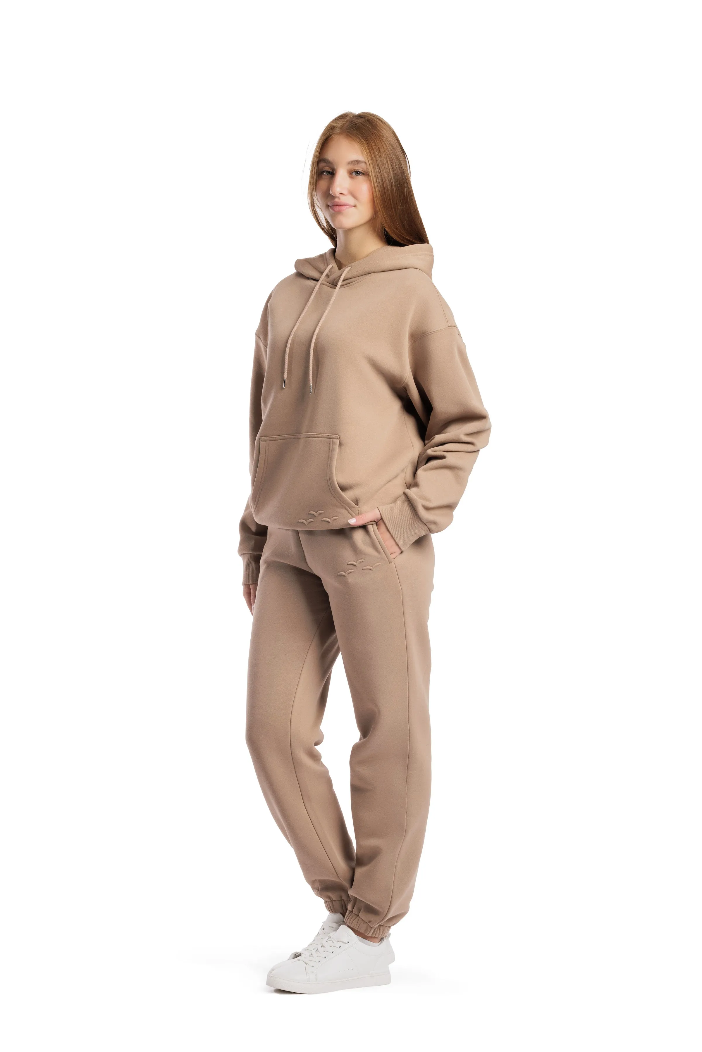 Women's tracksuit in camel sold by Lazypants product image thumbnail 2