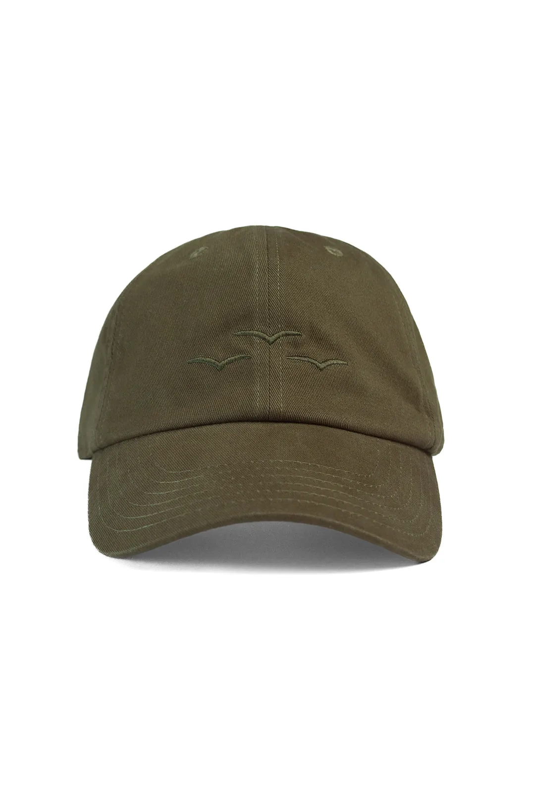 🎁 Washed cotton twill dad’s baseball cap in khaki green (100% off) sold by Lazypants