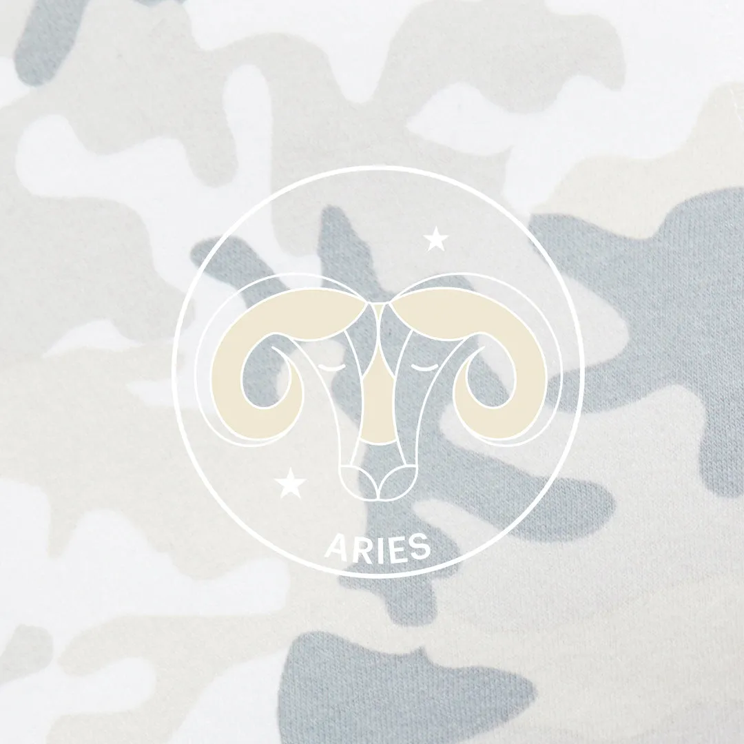 Zodiac Sweatsuit Set in White camo sold by Lazypants product image thumbnail 4