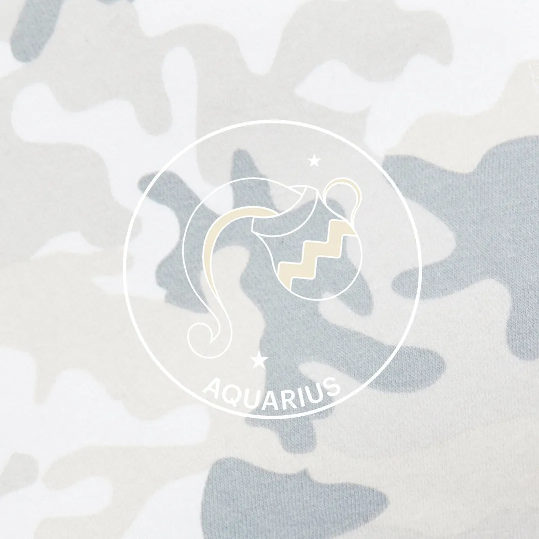 Zodiac Sweatsuit Set in White camo sold by Lazypants product image thumbnail 3