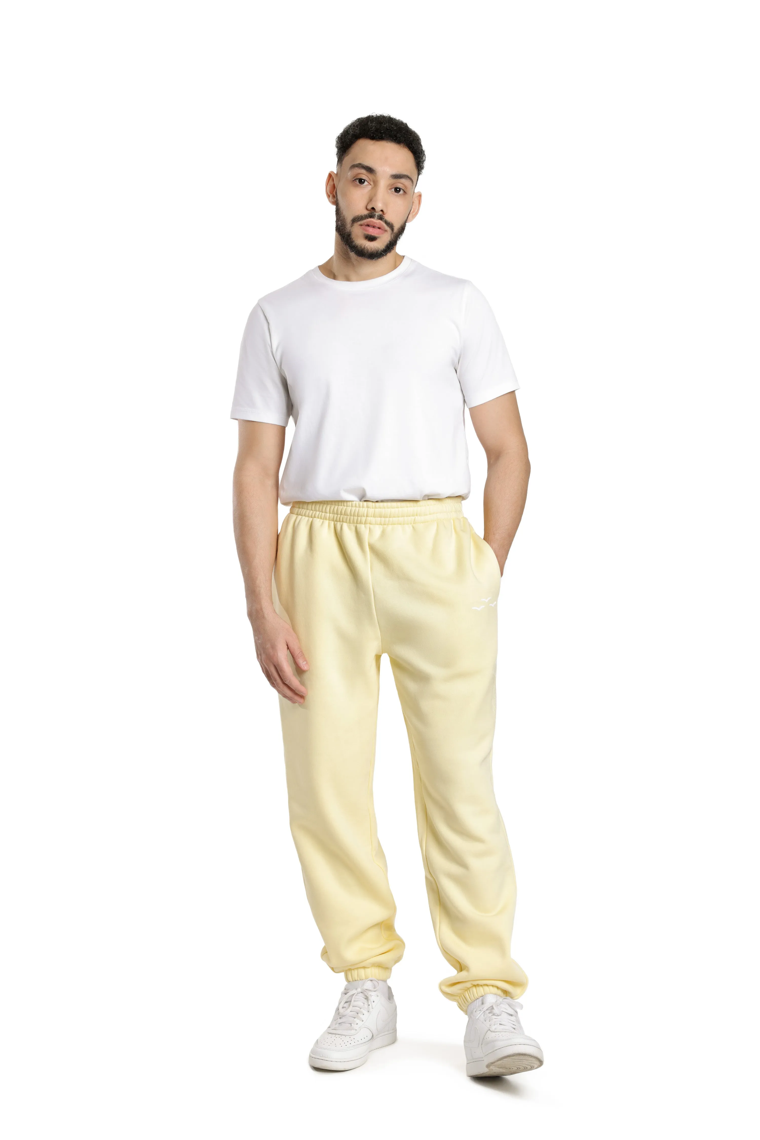 Men's jogger in banana yellow sold by Lazypants