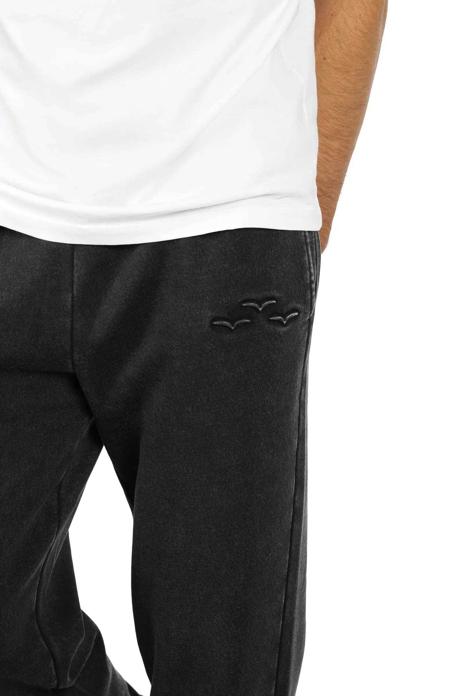 Men’s Premium Fleece relaxed Sweatpants In vintage black sold by Lazypants product image thumbnail 4