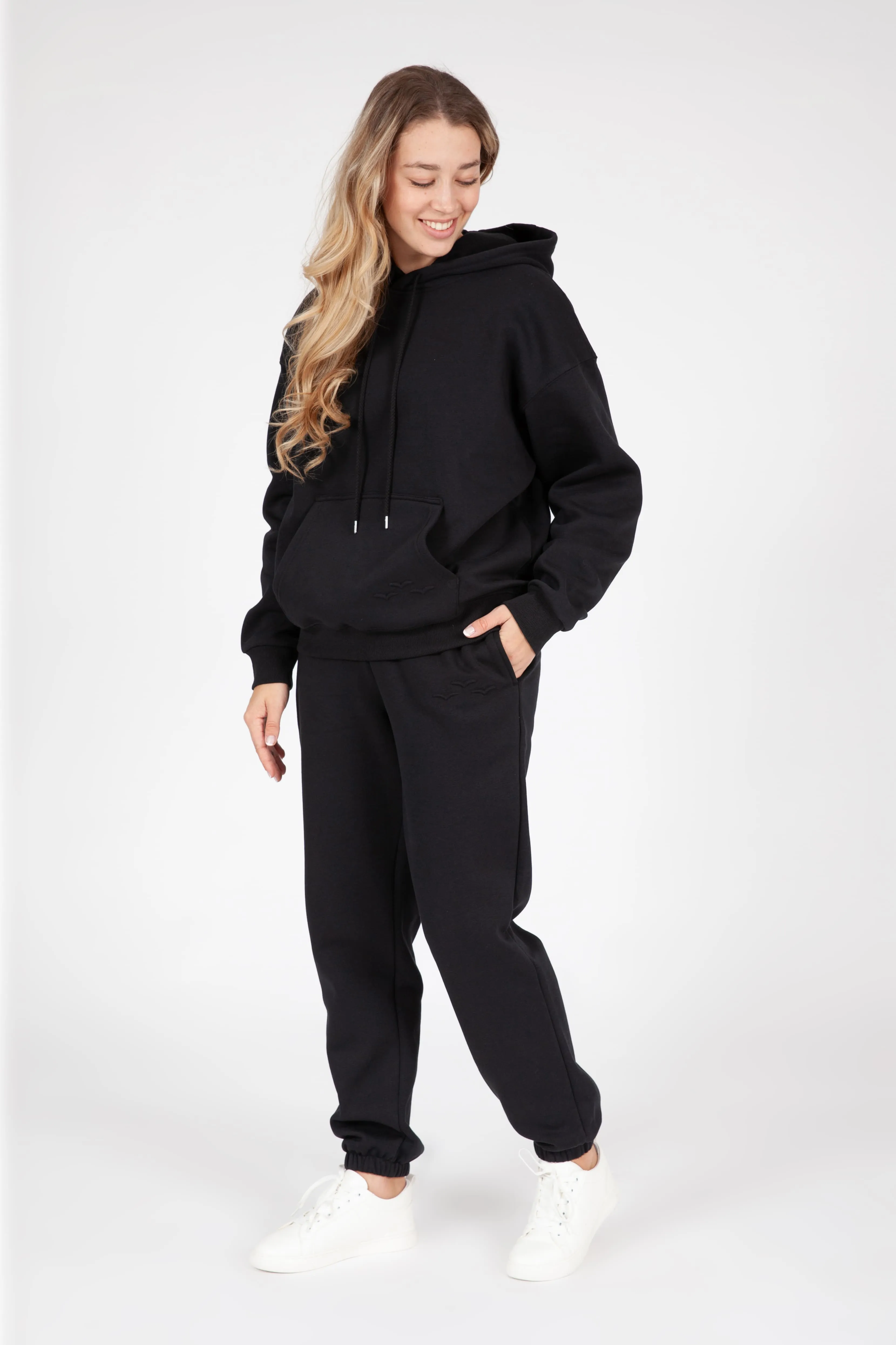 Women's tracksuit set in black sold by Lazypants product image thumbnail 3
