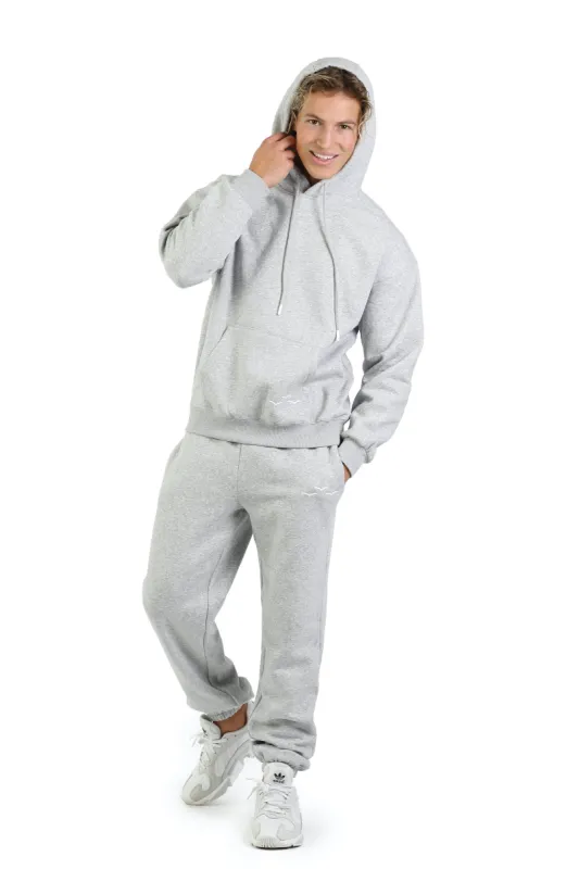 Men's tracksuit in classic grey made by Lazypants