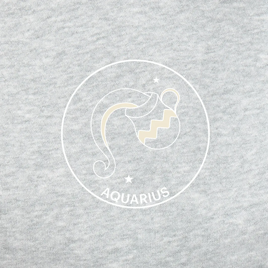 Zodiac Hoodie in Classic Grey sold by Lazypants product image thumbnail 4