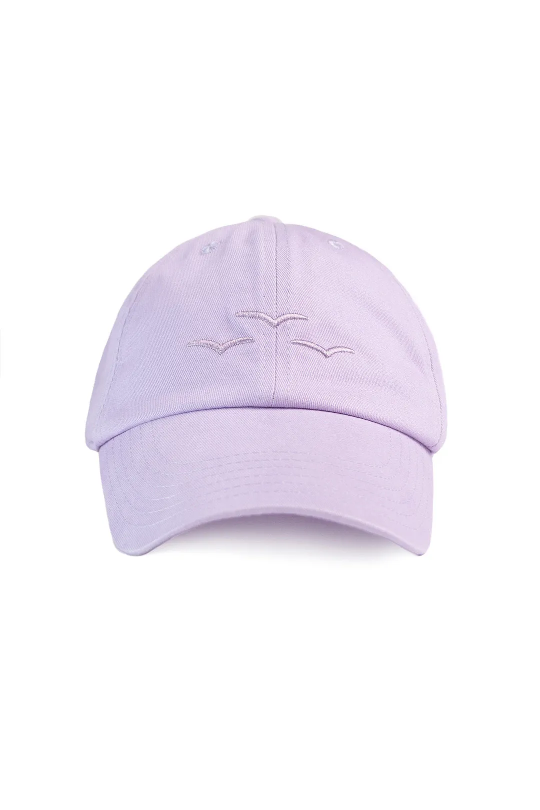 Washed cotton twill dad’s baseball cap in orchid sold by Lazypants