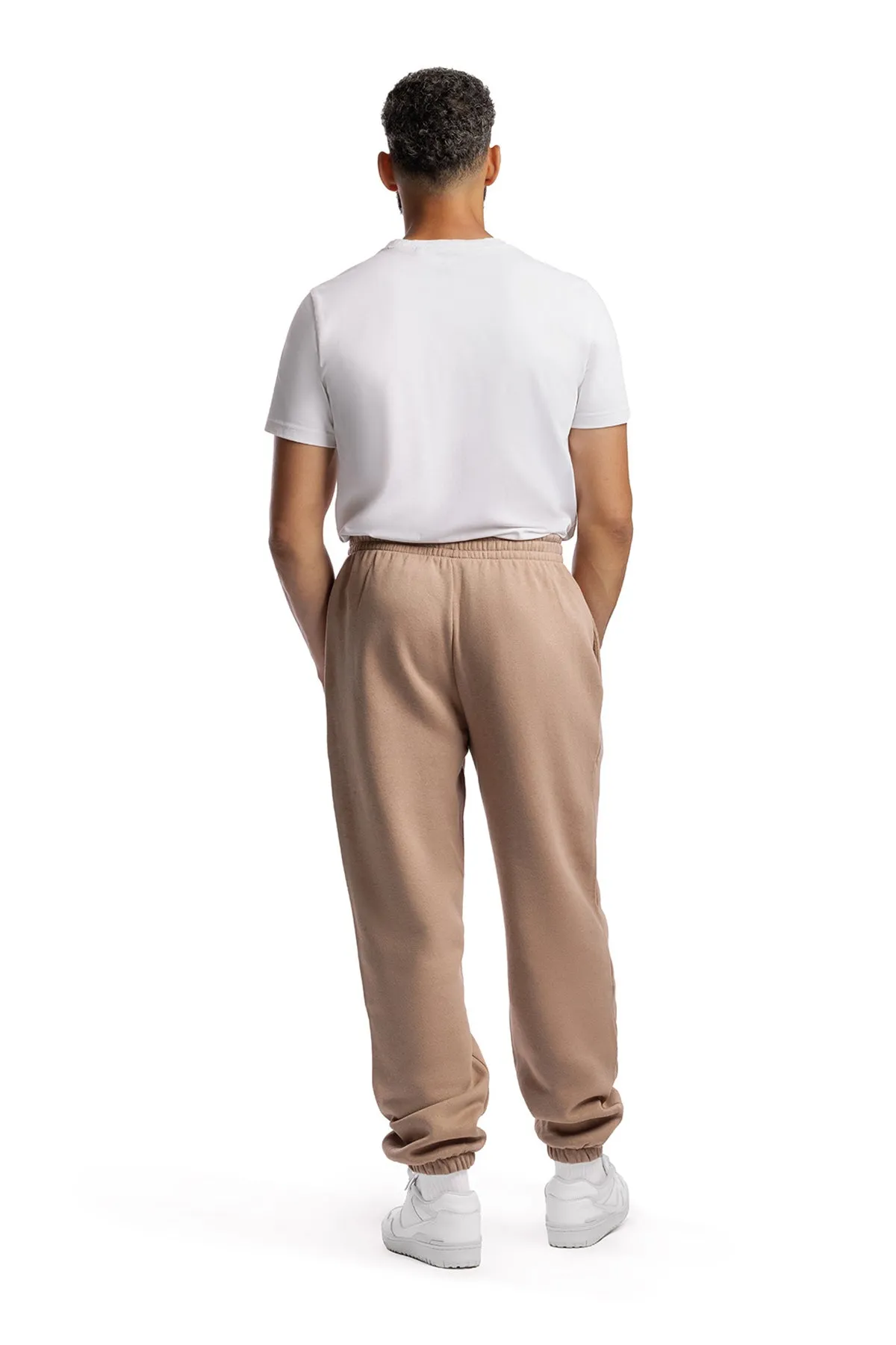 Men's premium fleece relaxed sweatpants in Camel sold by Lazypants product image thumbnail 2