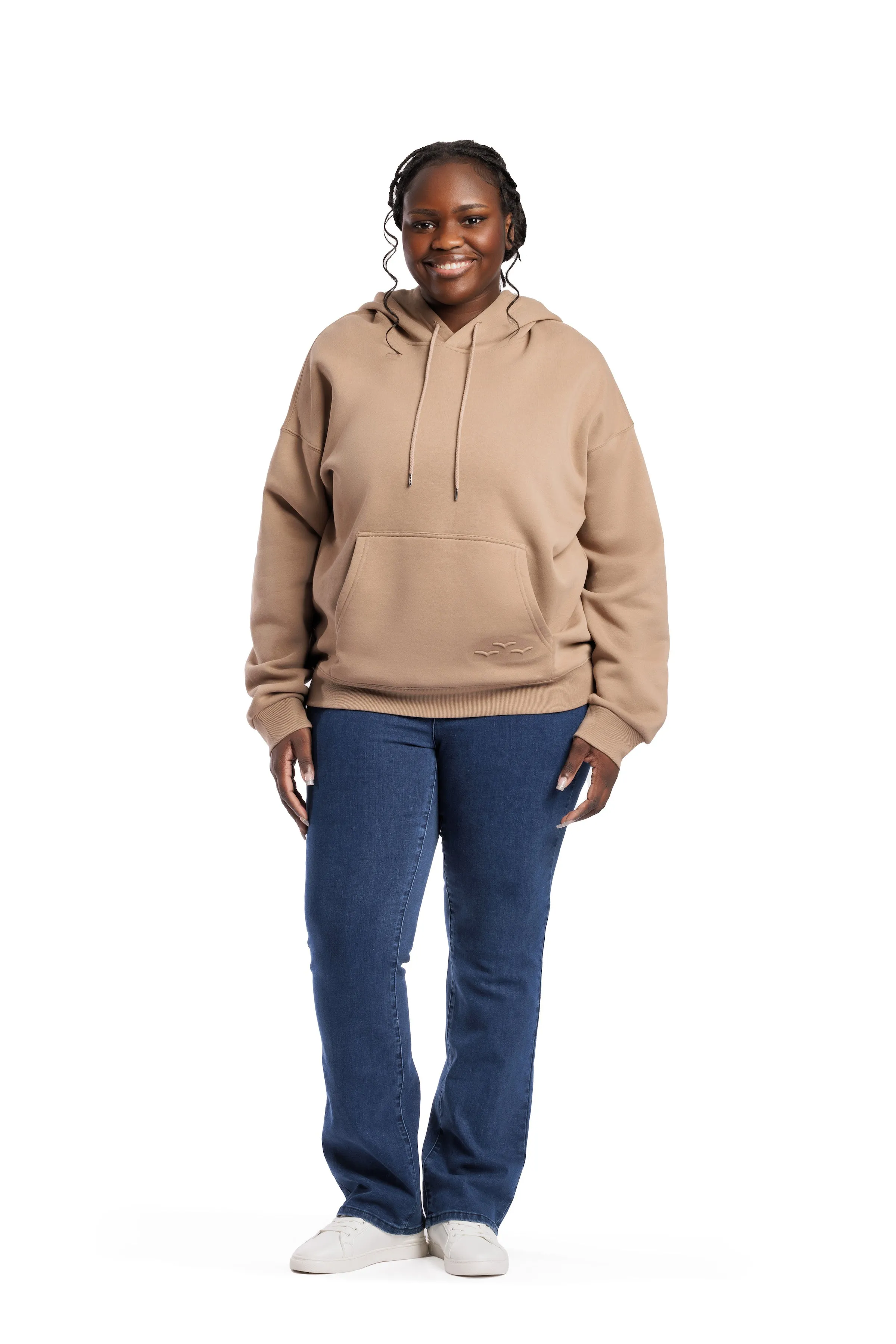 Fleece Oversized Hoodie in Camel sold by Lazypants product image thumbnail 5