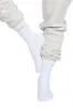 Lazy Rib Crew Sock with Jacquard in mint sold by Lazypants
