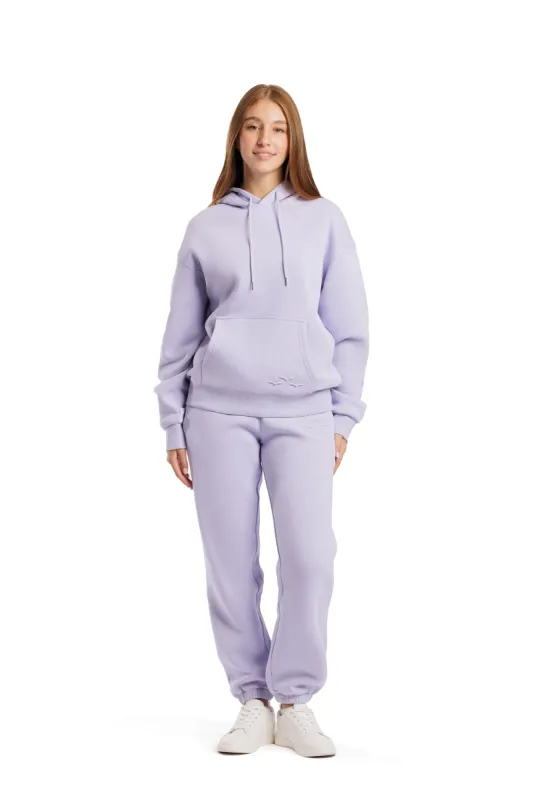Women's tracksuit in lavender sold by Lazypants